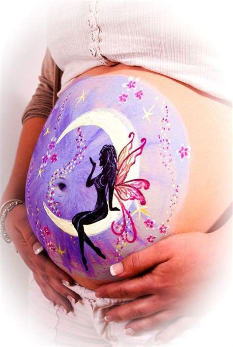 Fairy Bump Art Belly Painting Bump Painting Pregnant Belly Painting