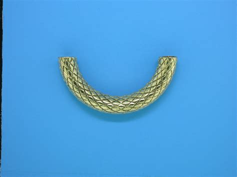 465 - 5x30mm Gold Filled Curved Tube | Crystal Findings