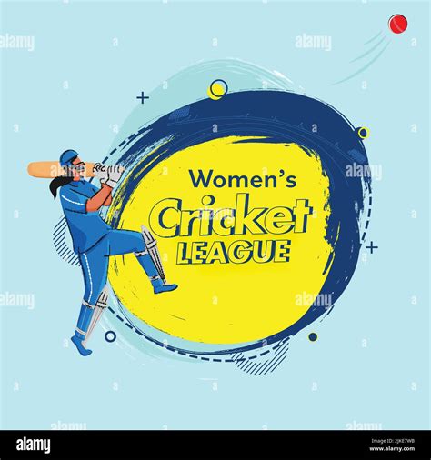 womens cricket player stock vector images alamy