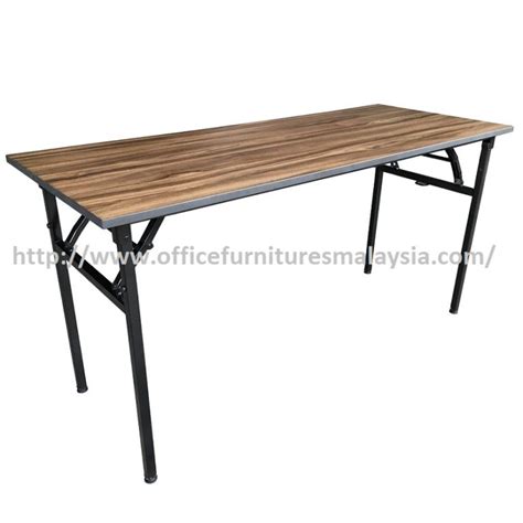 4ft Cappuccino Rectangular Banquet Folding Table Office Furnitures