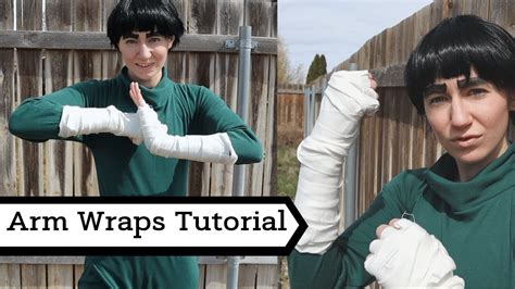 Diy Cosplay Arm And Hand Wraps Tutorial Rock Lee Naruto Youtube