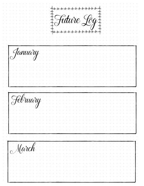 Free Bullet Journal Printables Customize Online For Any Planner Size