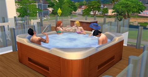 The Sims 4 Mod Gain Fun From Hot Tubs Sims Online