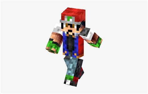 Ash Ketchum Fixed Skin Minecraft Png Image Transparent Png Free