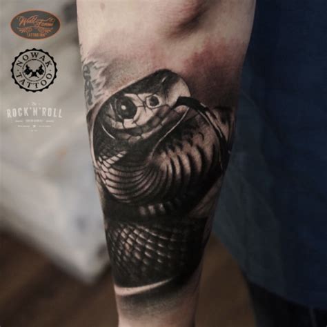 Maybe you would like to learn more about one of these? Tattoo uploaded by Daniel Nowak | #snake #realistic #balckandgrey #tattoo | 92684 | Tattoodo