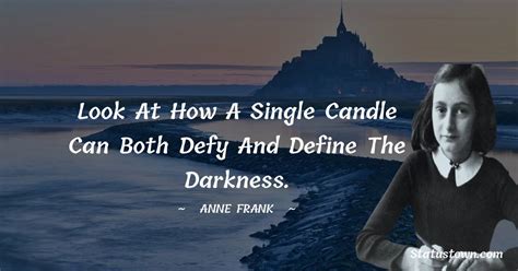 Look At How A Single Candle Can Both Defy And Define The Darkness
