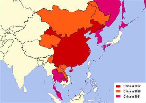 Grey China Map 