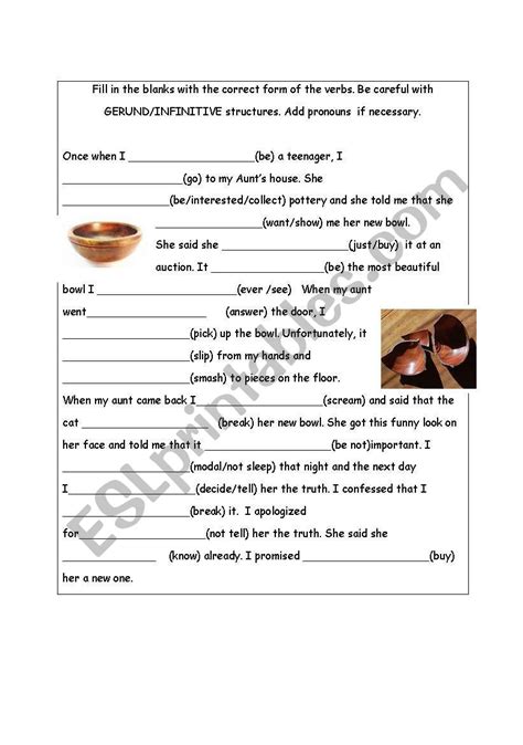 250 free phonics worksheets covering all 44 sounds, reading, spelling, sight words and sentences! English worksheets: Broken Bowl