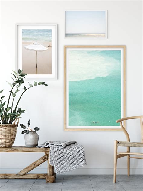 Seafoam Green Wall Art Ocean Aerial View Fine Art Etsy