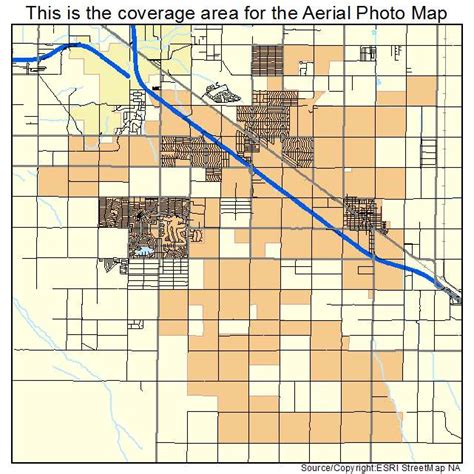 Aerial Photography Map Of Eloy Az Arizona