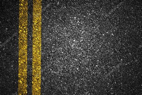 Asphalt Road With Yellow Stripes — Stock Photo © Somchaij 61746841