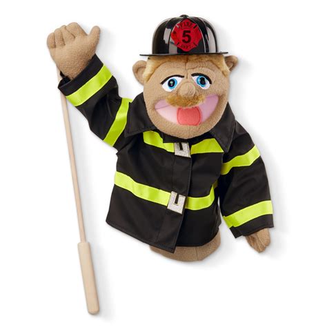 3 Puppet Bundle Melissa And Doug Firefighter Doctor And Police Officer