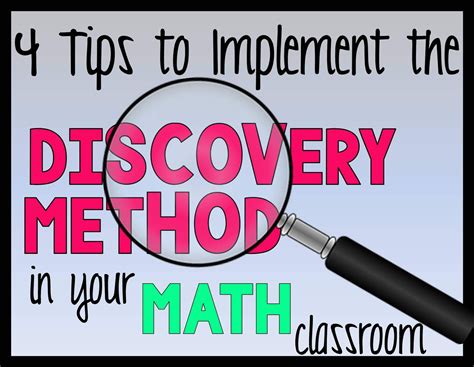 Steps To Implement The Discovery Method In Your Math Classroom Make