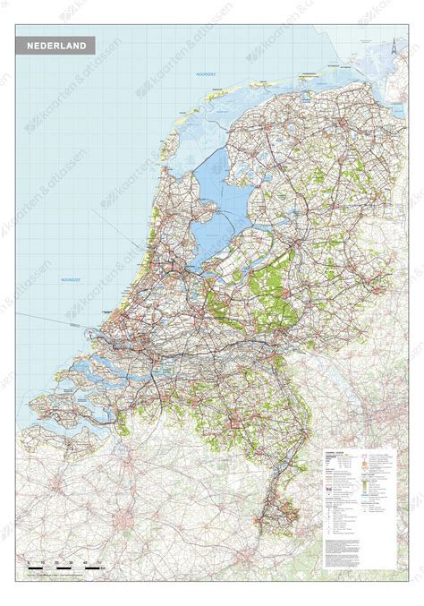 Wegenkaart Nederland 106 Kaarten En Atlassennl