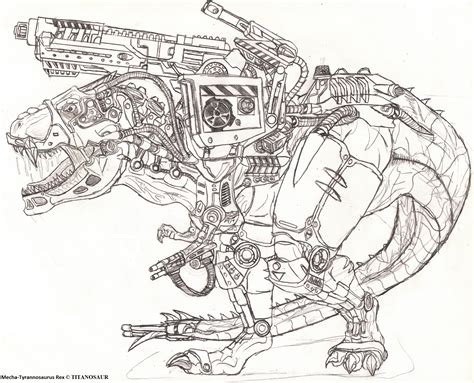 This is one of the serious ninjago printable coloring pages that features the. Mecha-Tyrannosaurus Rex by TITANOSAUR on DeviantArt