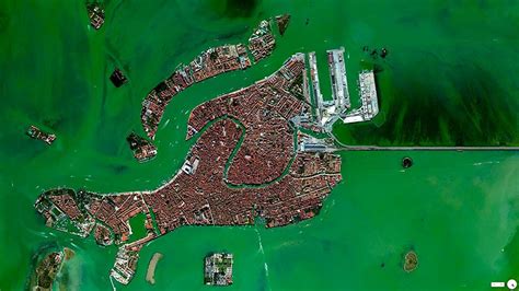 Venice Italy Satellite Aerial Photos Of Earth Satellite Photos Of Earth Photo Satellite Vue