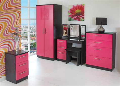 See more ideas about bedroom furniture, furniture, bedroom design. Home Furnishings from Furniture Store 247: Pink High Gloss ...