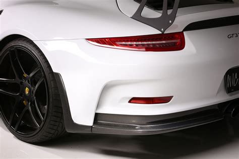 Porsche 991 Gt3rs Carbon Fiber Rear Bumper Lower Diffuser And