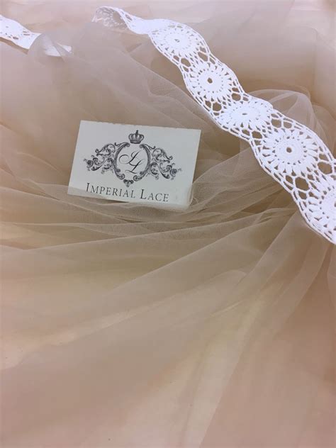 Beige Tulle Fabric Tulle Lace Fabric From