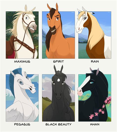 Six Fanarts Equine Edition By Punkypants On Deviantart