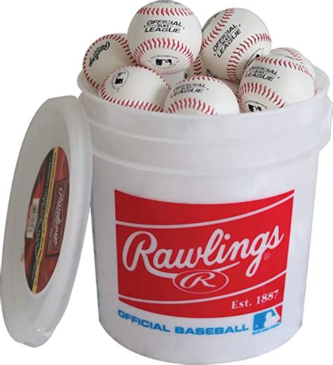 Rawlings R100p Exclusive Edition High School Baseball 24 Bucket 24 Ball