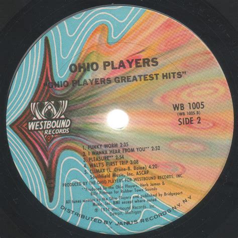 ohio players ohio players greatest hits vinyl record aural hifi