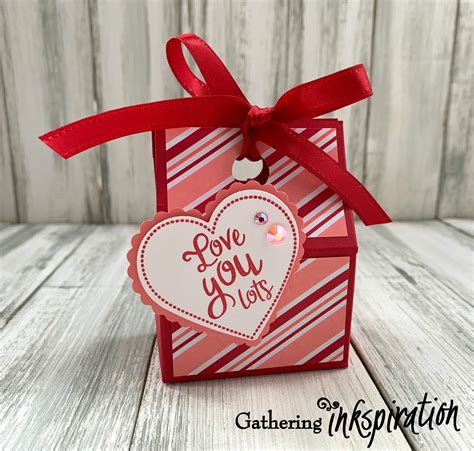 Gathering Inkspiration Stampin Up From My Heart Valentine Treat Box
