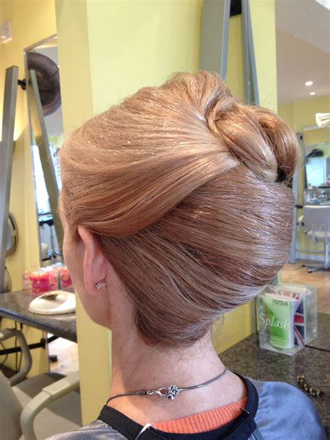 French Pleat Up Do French Twist Updo Hair Styles Bridal Hair Up