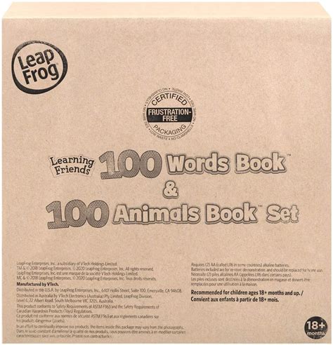 Free delivery and returns on eligible orders of £20 or more. LeapFrog 100 Words and 100 Animals Book Set - Best ...