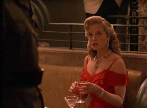 White Mischief 1987 Greta Scacchi As Lady Diana Broughton Wearing A Red Silk Evening Dress