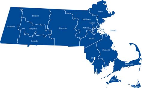 Bomillerdesign Massachusetts Blue State