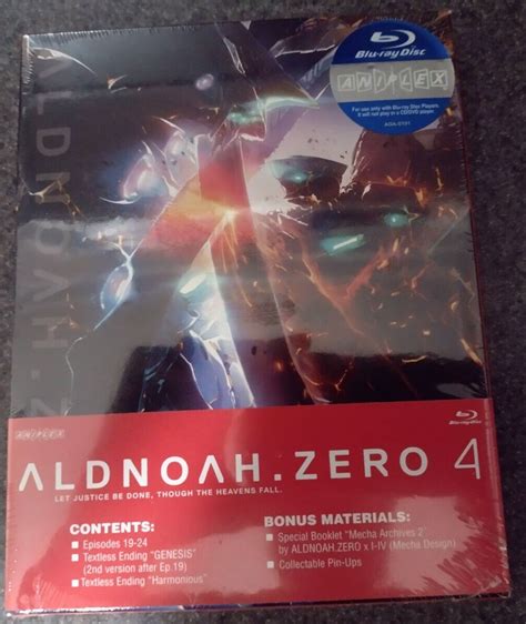 Aldnoah Zero Vol Volume 4 2 Disc Blu Ray Aniplex Of America 2016