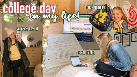 College Day In My Life Final Exams Shop With Me Target Haul U Of