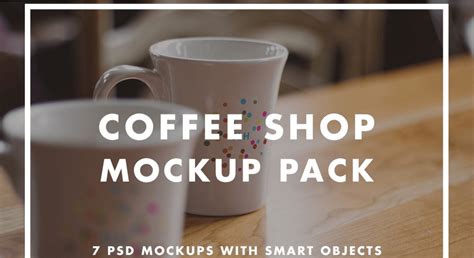27 Unique Coffee Shop Mockup Psd Templates Mockup Den
