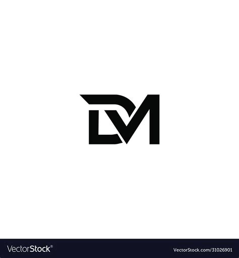 Initial Letter Dm Or Md Logo Design Template Download A Free Preview