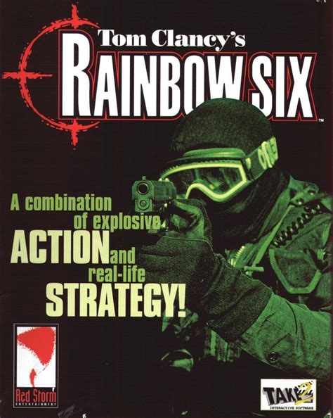 1834 Tom Clancy S Rainbow Six Windows Front Cover Game On The Rails