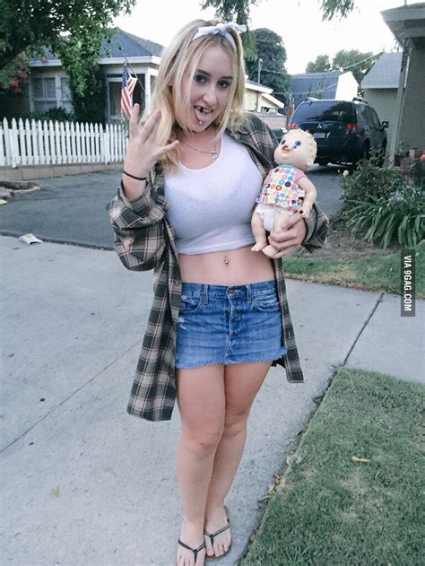 She Is Going To A White Trash Themed Party Gag