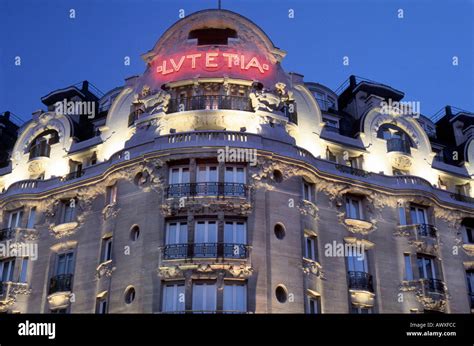 Paris France French Luxury Hotel Exterior Hotel Lutetia Palace Art
