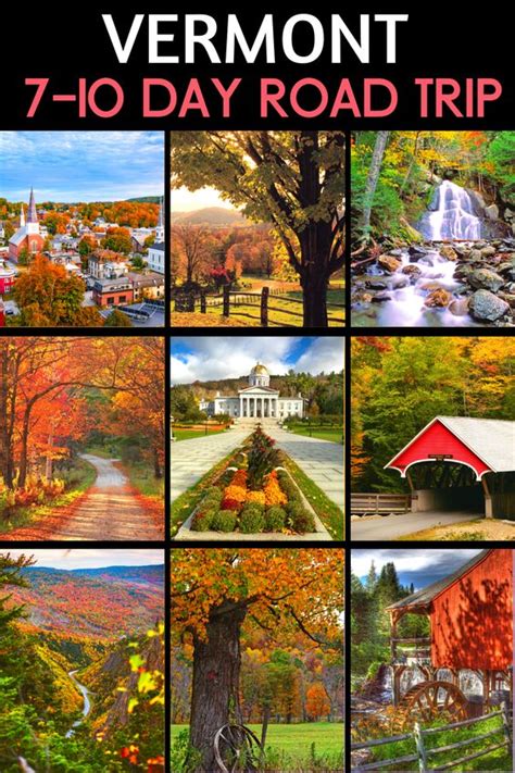 Perfect 1 Week Itinerary For A Vermont Road Trip Vermont Vacation