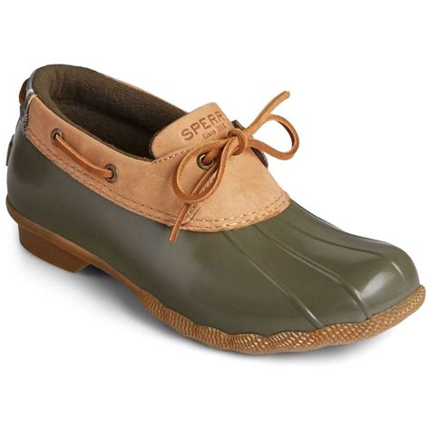 Sperry Saltwater 1 Eye Womens Duck Booties Frugal Buzz