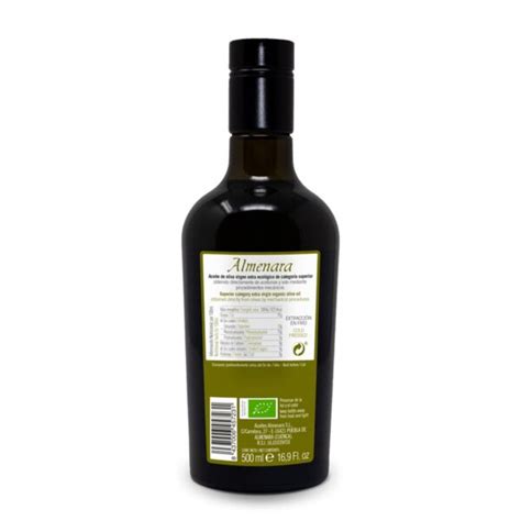 aceite de oliva virgen extra ecológico 500ml aceites almenara