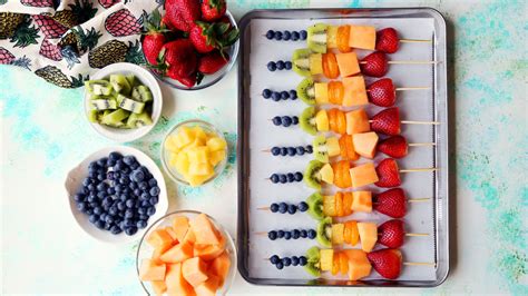 Colorful Fruit Kabobs Recipe