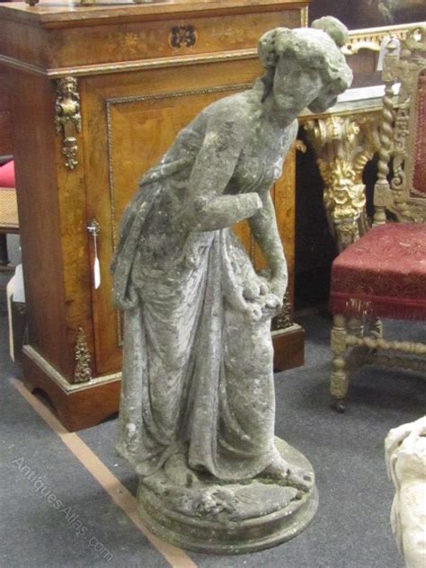 Antiques Atlas 19thc Weathered Marble Statue Of Autumn Signed