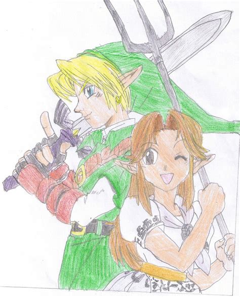 Link And Malon Legend Of Zelda By Rosae94 On Deviantart