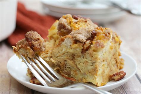 This Pecan Pumpkin Pie French Toast Casserole Recipe Is A Make Ahead