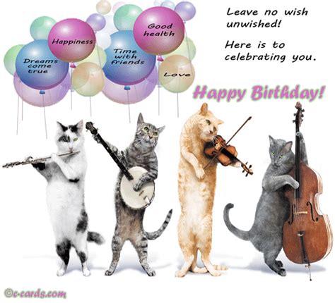 In Tune Free Funny Birthday Wishes Ecards Greeting Cards 123