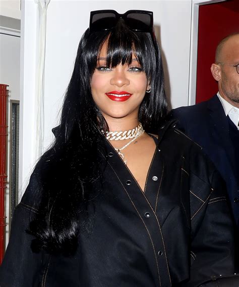 Warning Rihannas Latest Hairstyle Will Make You Want Bangs Rihanna