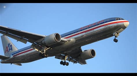 American Airlines Boeing 767 300er Chrome Livery N39367 Landing At