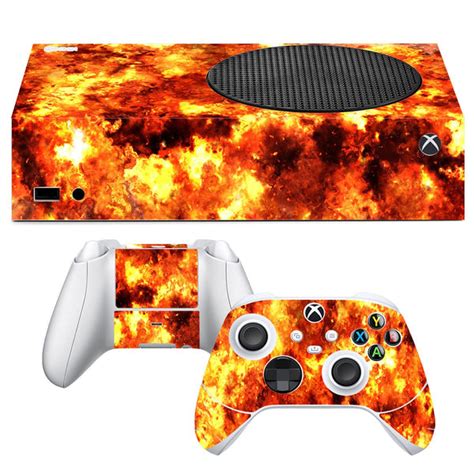 Vwaq Fire Xbox One S Skins For Console And Controllers