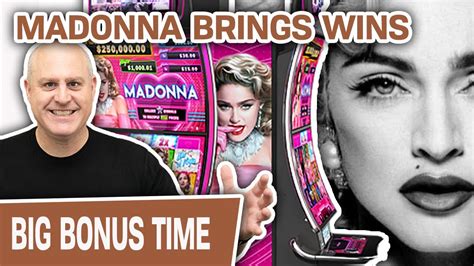 💃 sexy madonna brings me some material wins 💪 mighty cash slot machine action youtube
